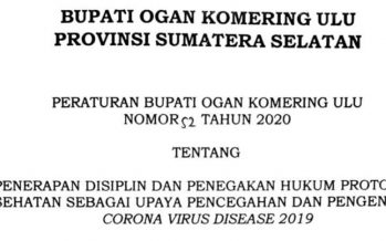 Penerapan Disiplin dan Penegakkan Hukum Protokol Kesehatan Sebagai Upaya Pencegahan dan Pengendalian Corona Virus Disease 2019