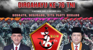 Pemerintah Kabupaten OKU Mengucapkan Selamat HUT TNI Ke-76 Tahun 2021.