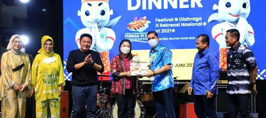 Penjabat (PJ) Bupati OKU H. Teddy Meilwansyah Mengahadiri Acara Welcome Dinner FORNAS VI 2021 Sumsel 2022
